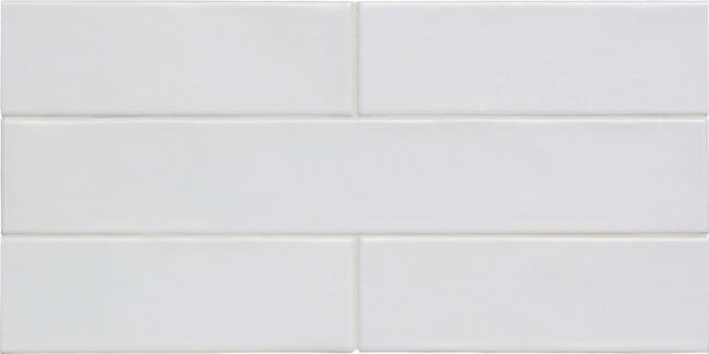 white ceramic rectangular smooth tiles