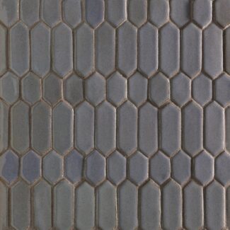 black hexagonal ceramic tiles