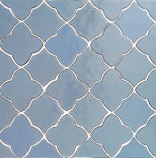 blue ceramic moroccan style tiles