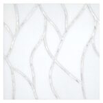 white and silver waved style natural stone tiles