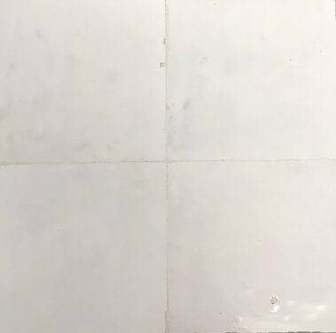ceramic white square tiles