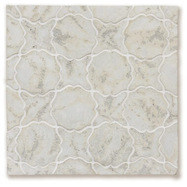 white terracotta tile