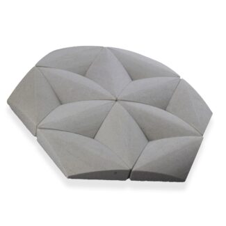 star patterned natural stone tiles