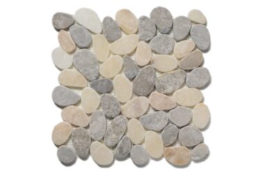 rounded natural stone tiles